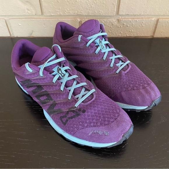 Inov8 Womens Shoes F-lite 195 Roclite Purple Running Cross Trainers Fitness 10.5 - Picture 2 of 6